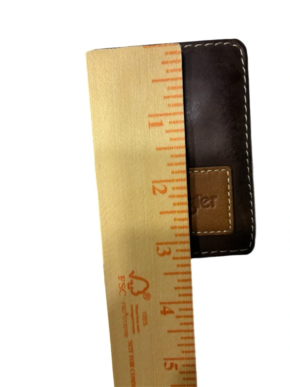 Wrangler Mens Brown Leather TriFold Wallet